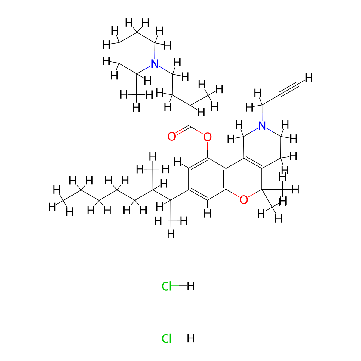 Menabitan Hydrochloride molecular structure, CAS 58019-50-4
