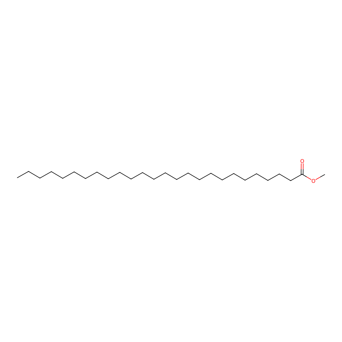 Methyl Hexacosanoate molecular structure, CAS 5802-82-4