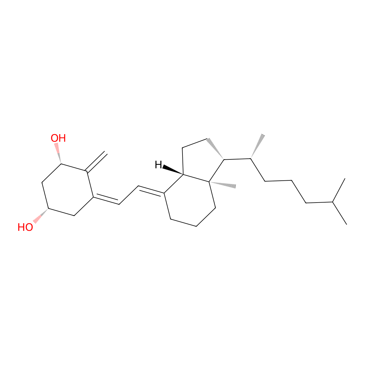 1alpha-Hydroxy-3-epi-vitamin D3 molecular structure, CAS 58028-00-5
