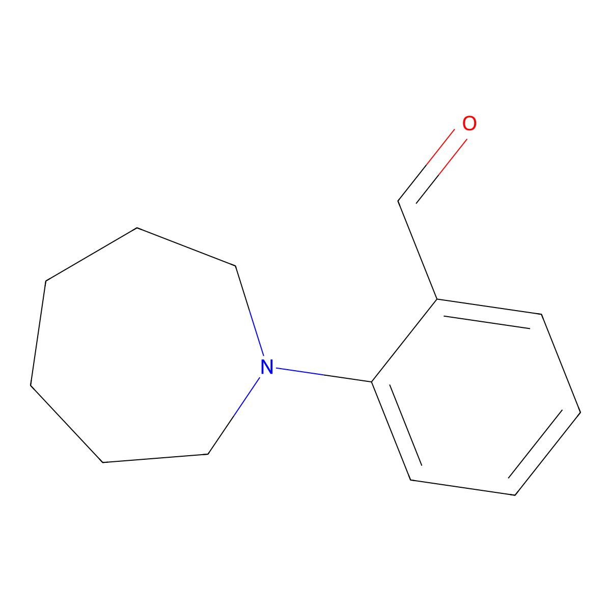 2-(Azepan-1-yl)benzaldehyde molecular structure, CAS 58028-75-4