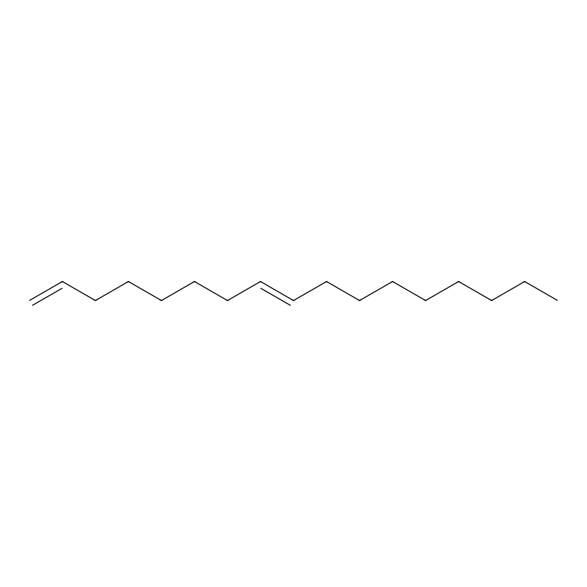 1,8-Heptadecadiene molecular structure, CAS 58045-14-0