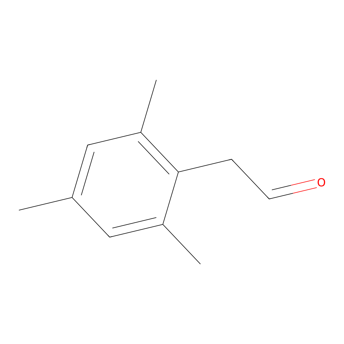 2-(2,4,6-Trimethylphenyl)acetaldehyde molecular structure, CAS 58047-52-2