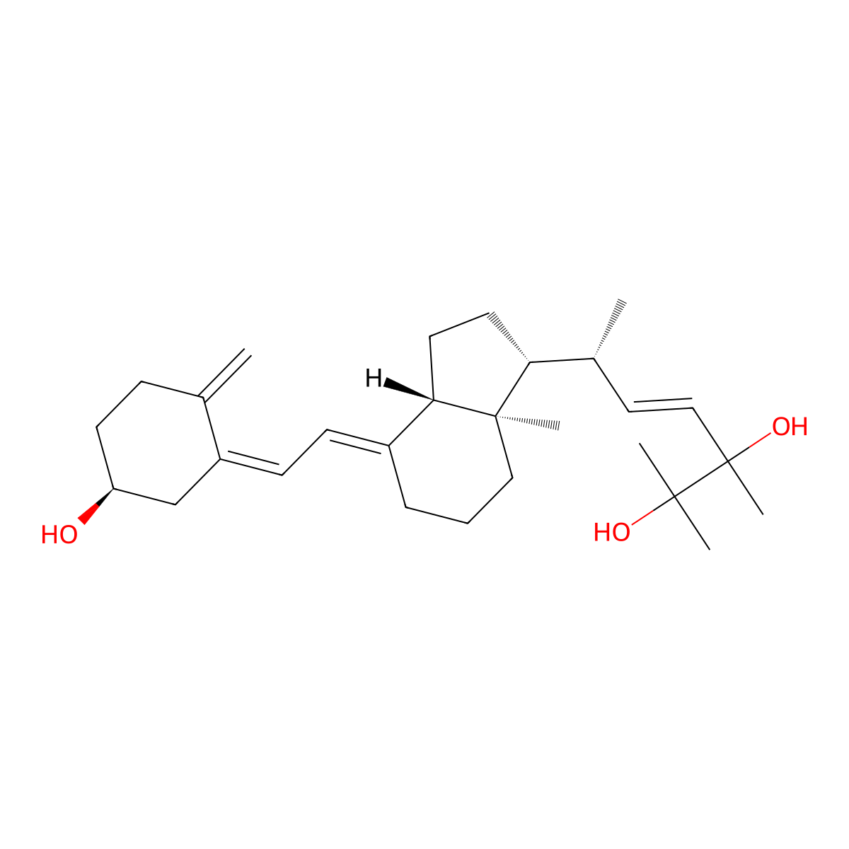 24, 25-Dihydroxy VD2 molecular structure, CAS 58050-55-8