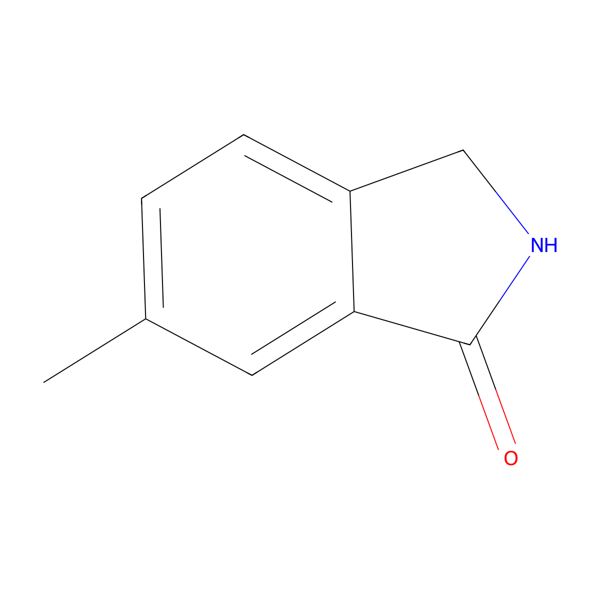 6-Methyl-2,3-dihydro-1H-isoindol-1-one molecular structure, CAS 58083-55-9