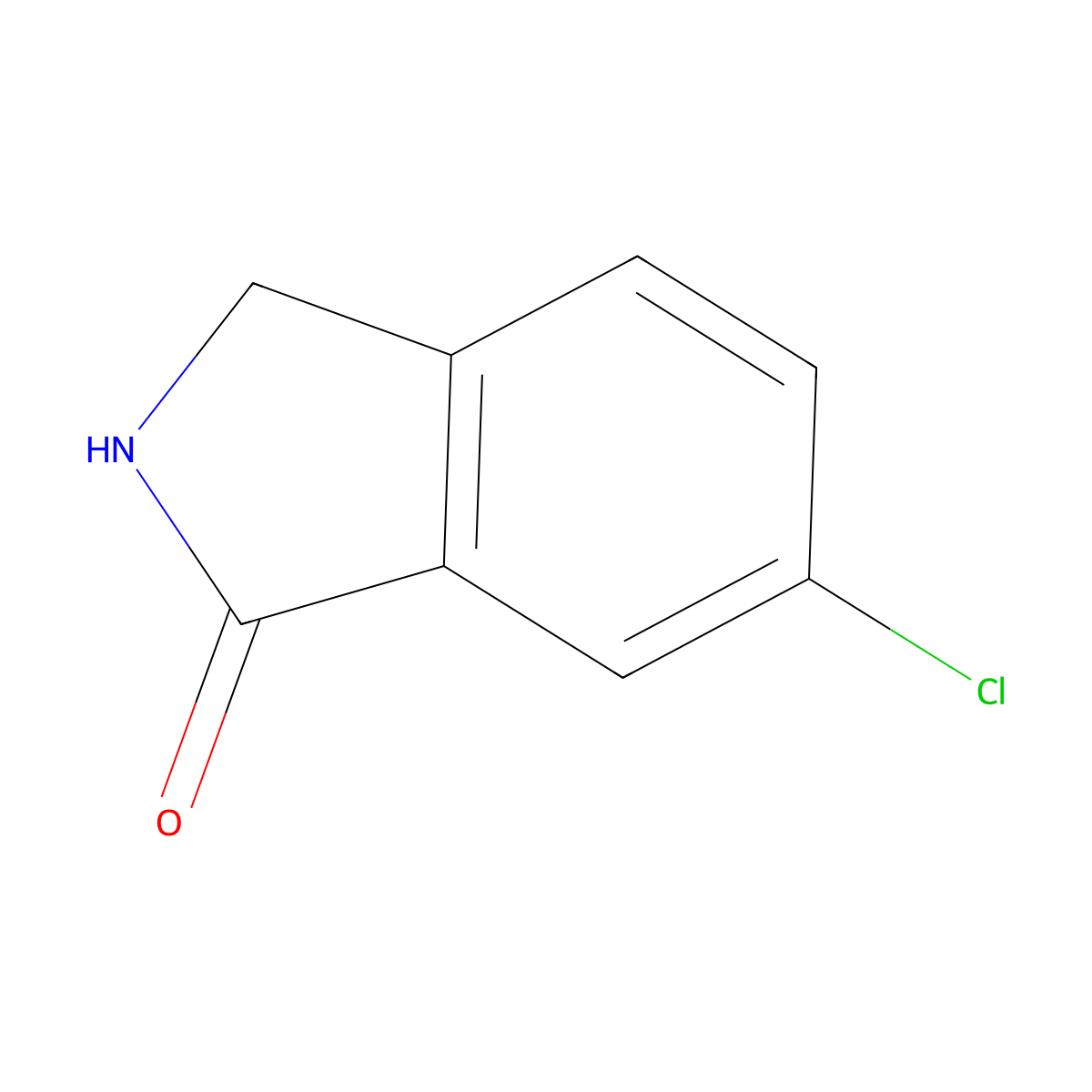 6-Chloro-2,3-dihydro-1H-isoindol-1-one molecular structure, CAS 58083-59-3