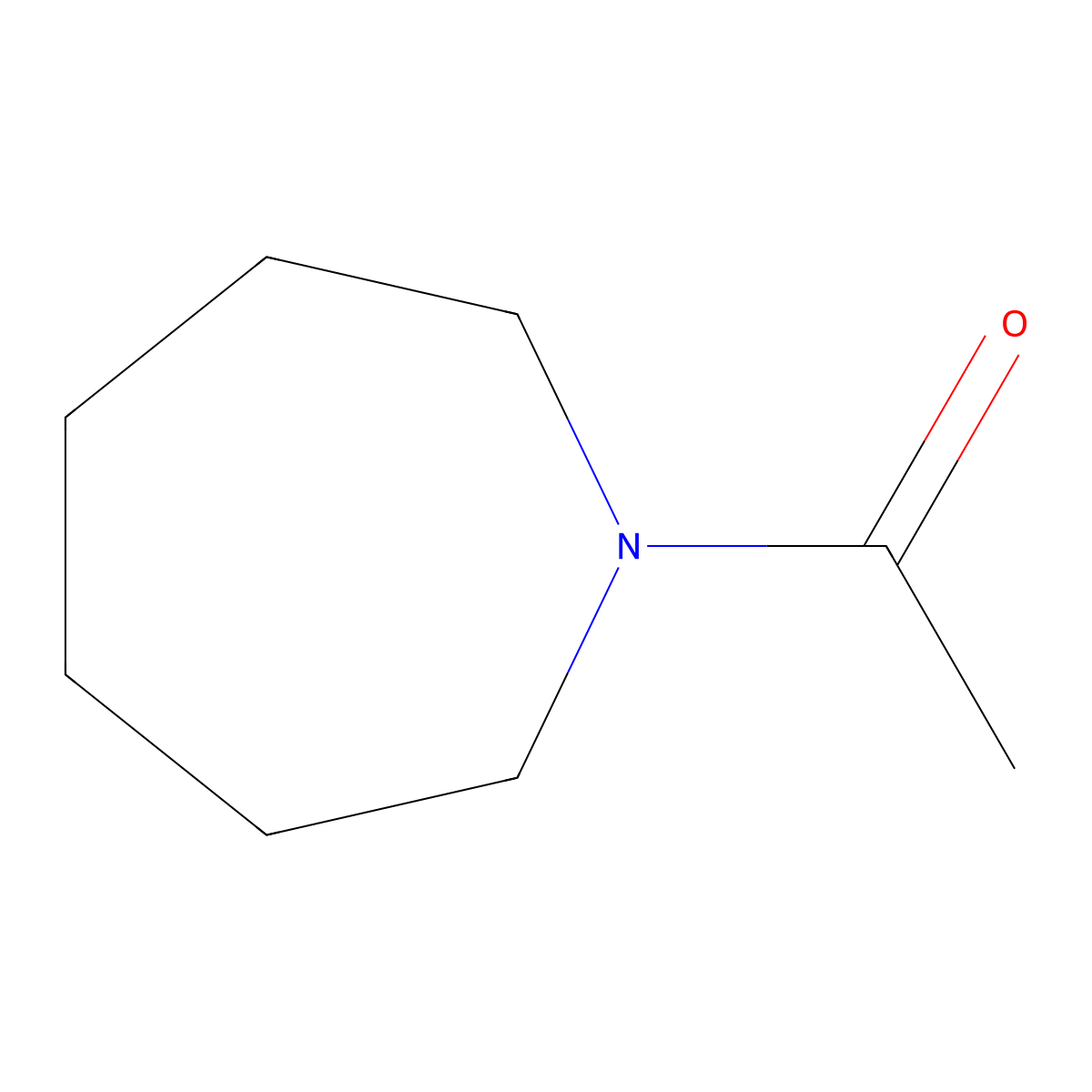 1-(Azepan-1-yl)ethan-1-one molecular structure, CAS 5809-41-6