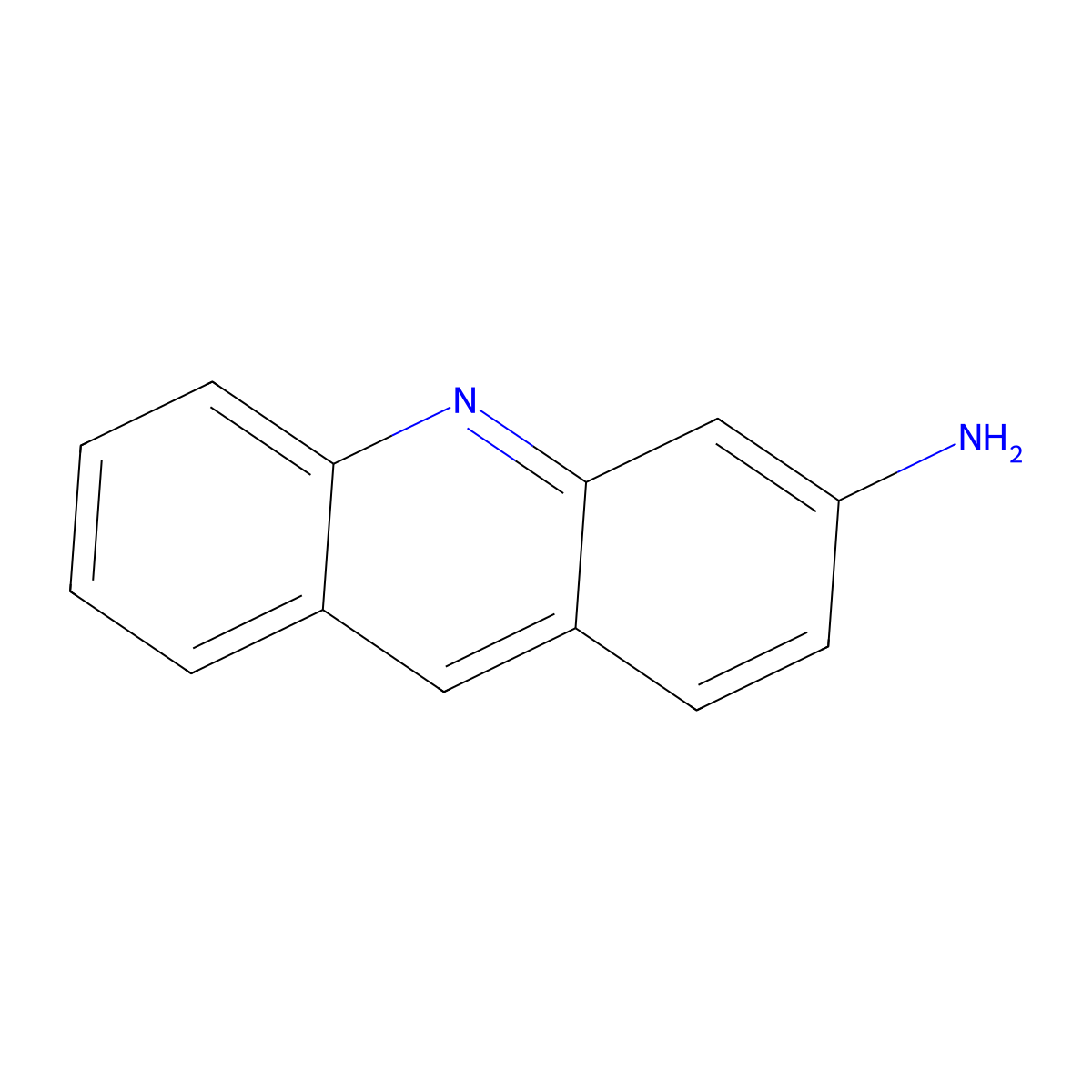 3-Acridinamine molecular structure, CAS 581-29-3