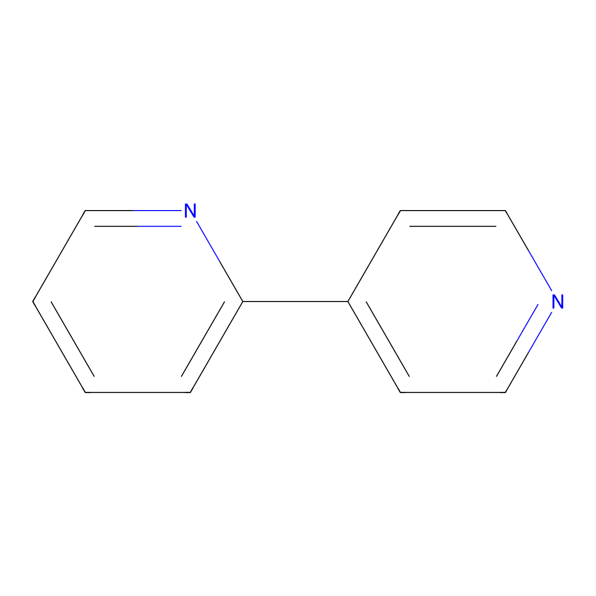 2,4'-Bipyridine molecular structure, CAS 581-47-5