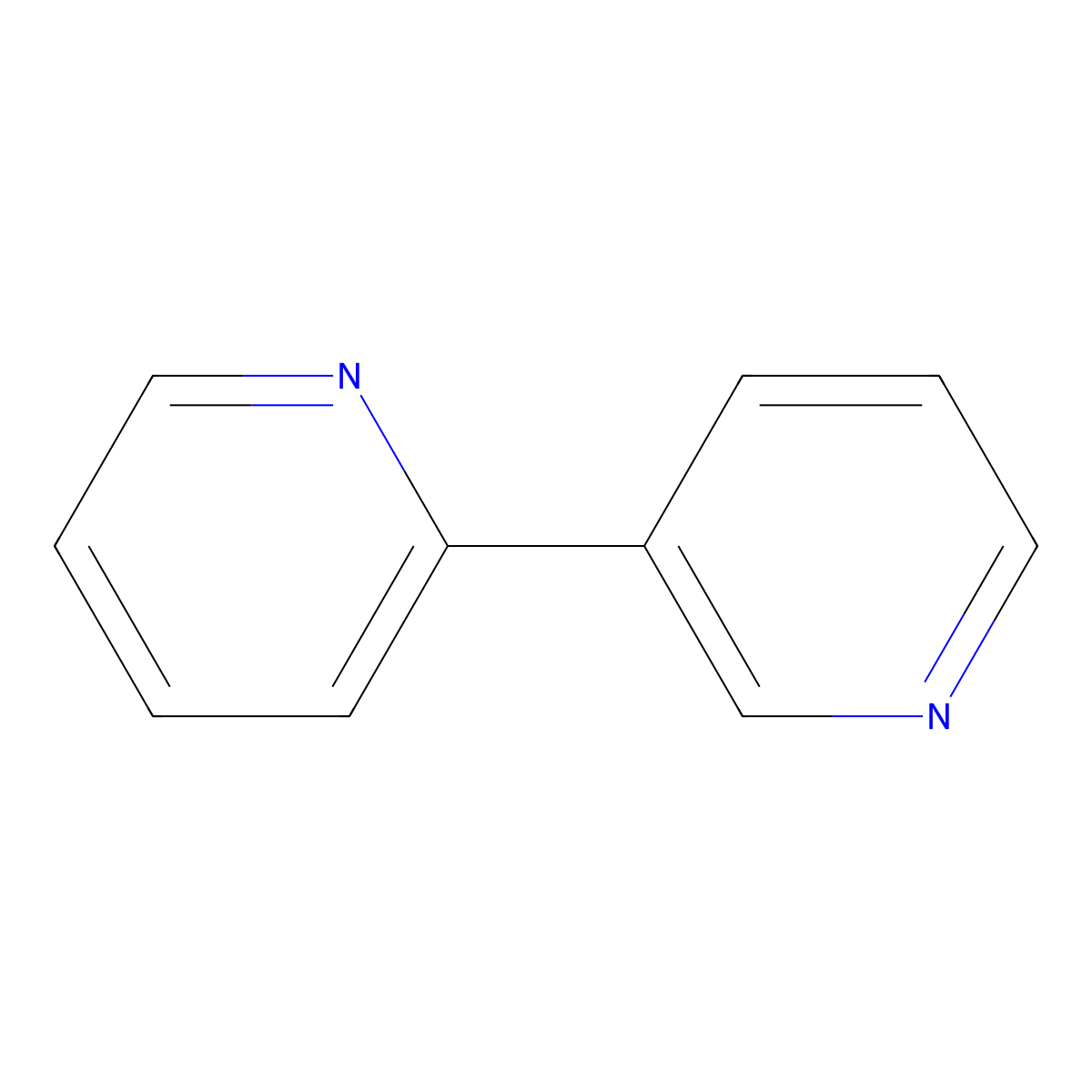 2,3'-Bipyridine molecular structure, CAS 581-50-0