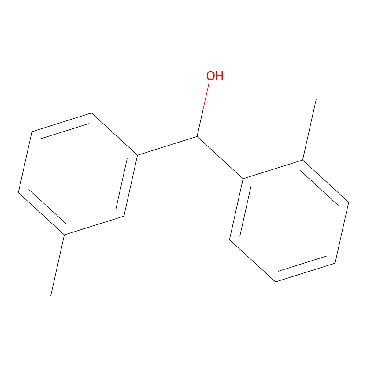 m-Tolyl(o-tolyl)methanol molecular structure, CAS 581067-67-6