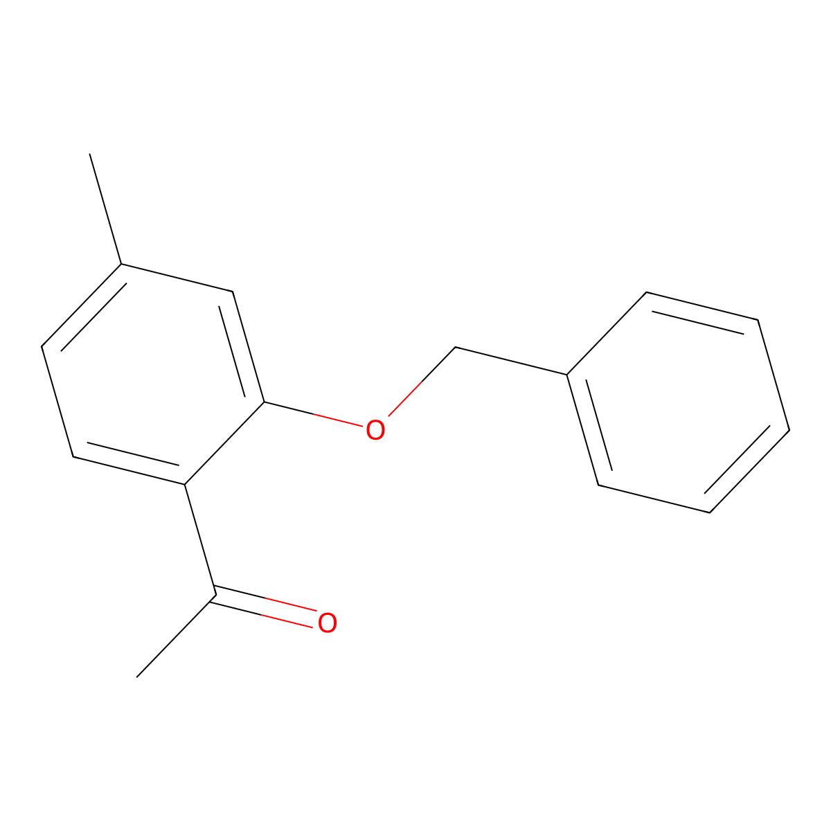 1-(2-(Benzyloxy)-4-methylphenyl)ethan-1-one molecular structure, CAS 58110-89-7
