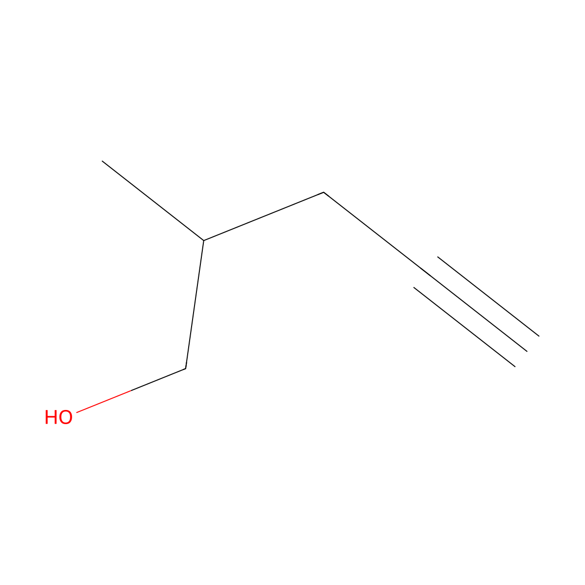 2-Methylpent-4-yn-1-ol molecular structure, CAS 58113-69-2