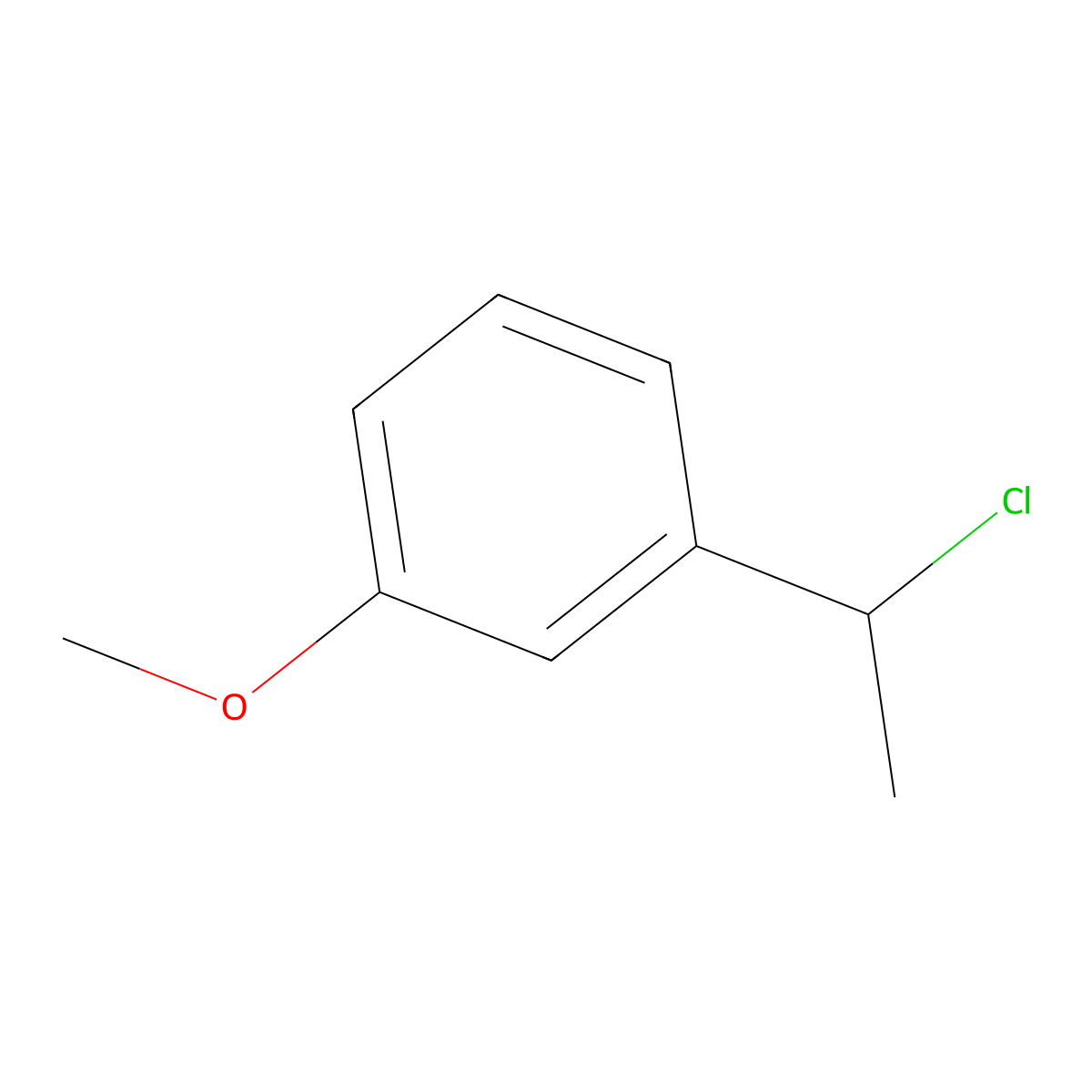 1-(1-Chloroethyl)-3-methoxybenzene molecular structure, CAS 58114-05-9