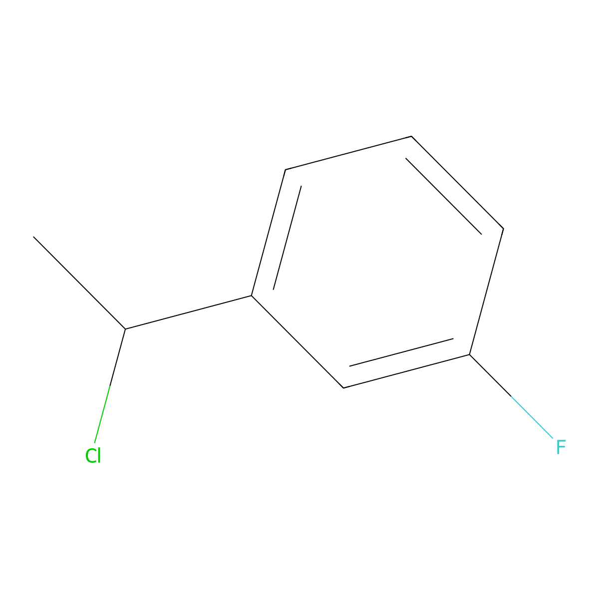 1-(1-Chloroethyl)-3-fluorobenzene molecular structure, CAS 58114-09-3