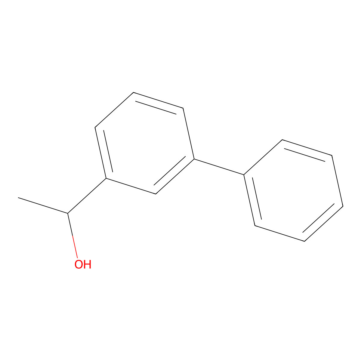 1-(Biphenyl-3-yl)ethanol molecular structure, CAS 58114-12-8
