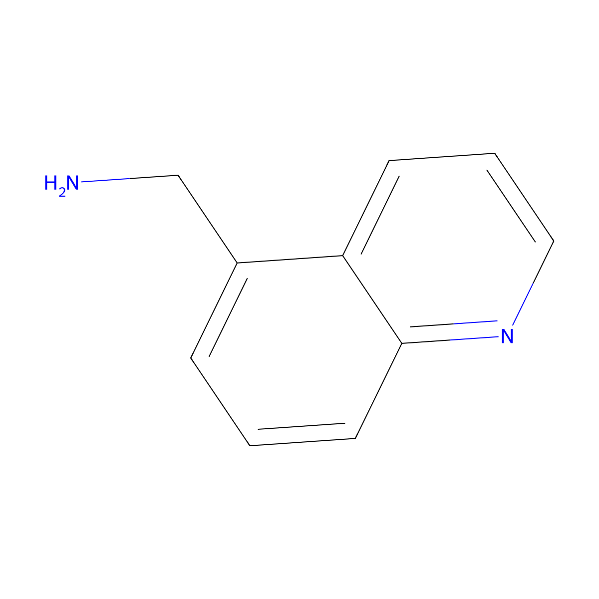 (Quinolin-5-yl)methanamine molecular structure, CAS 58123-57-2