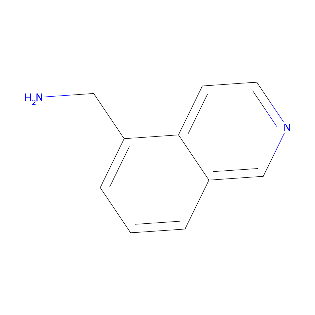 (Isoquinolin-5-yl)methanamine molecular structure, CAS 58123-58-3