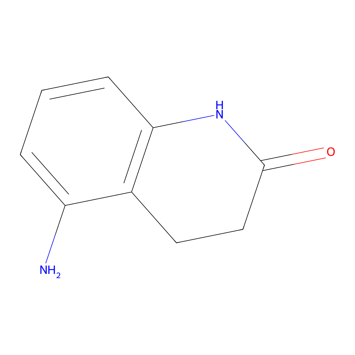 5-Amino-3,4-dihydroquinolin-2(1H)-one molecular structure, CAS 58130-38-4