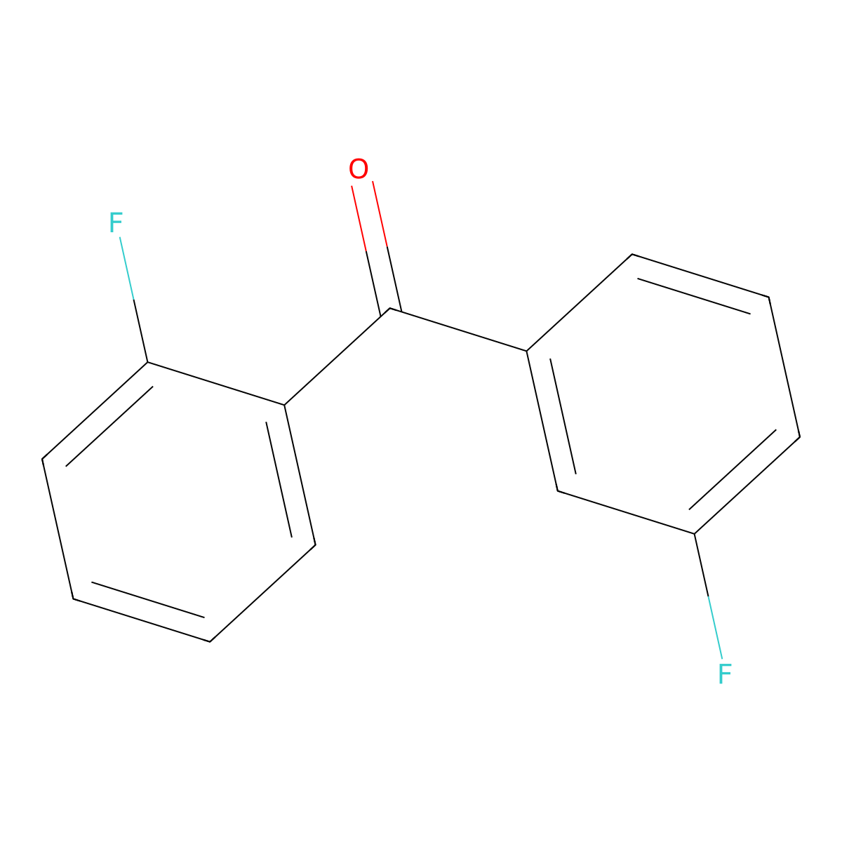 2,3'-Difluorobenzophenone molecular structure, CAS 58139-11-0