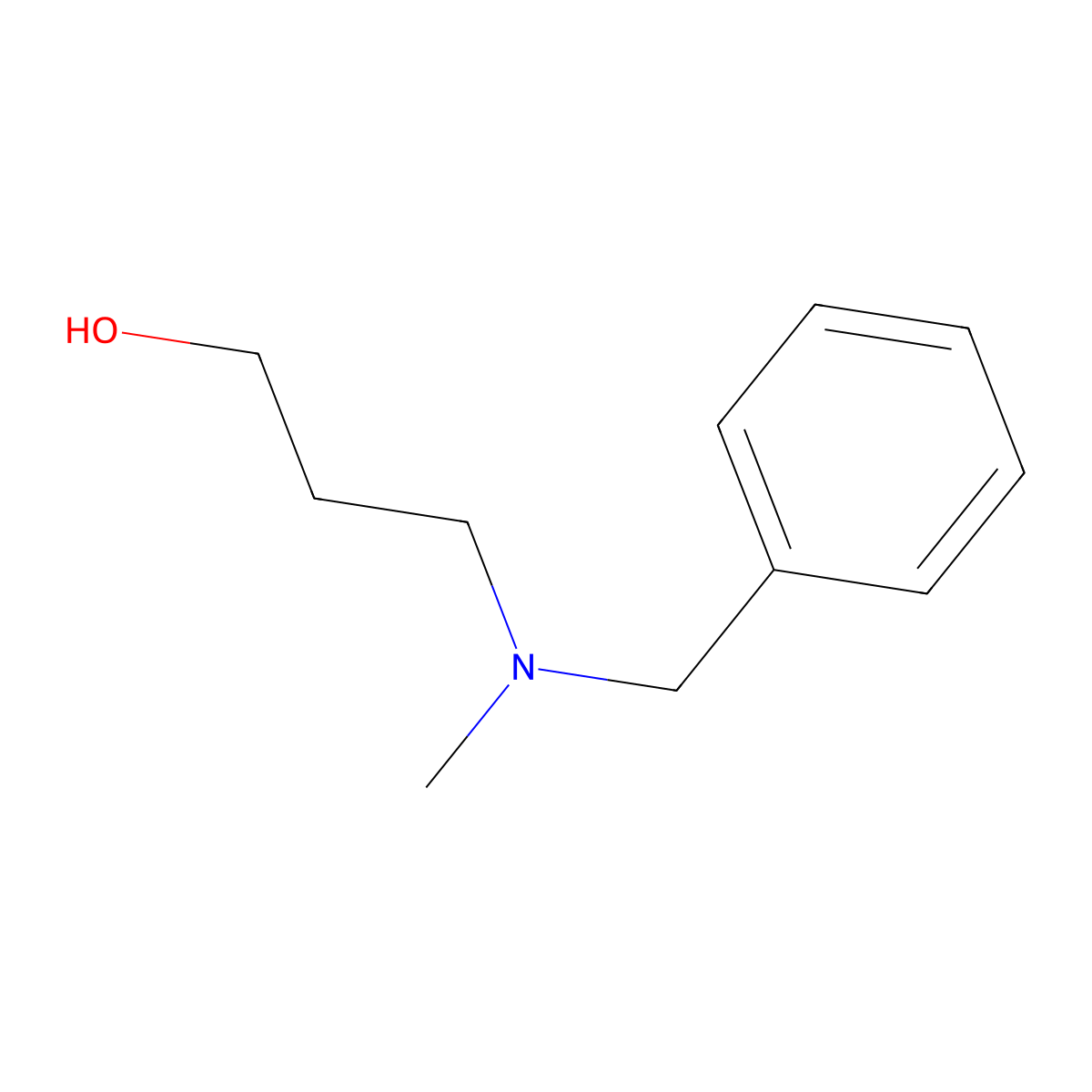 3-(N-Benzyl-N-methylamino)propan-1-ol molecular structure, CAS 5814-42-6