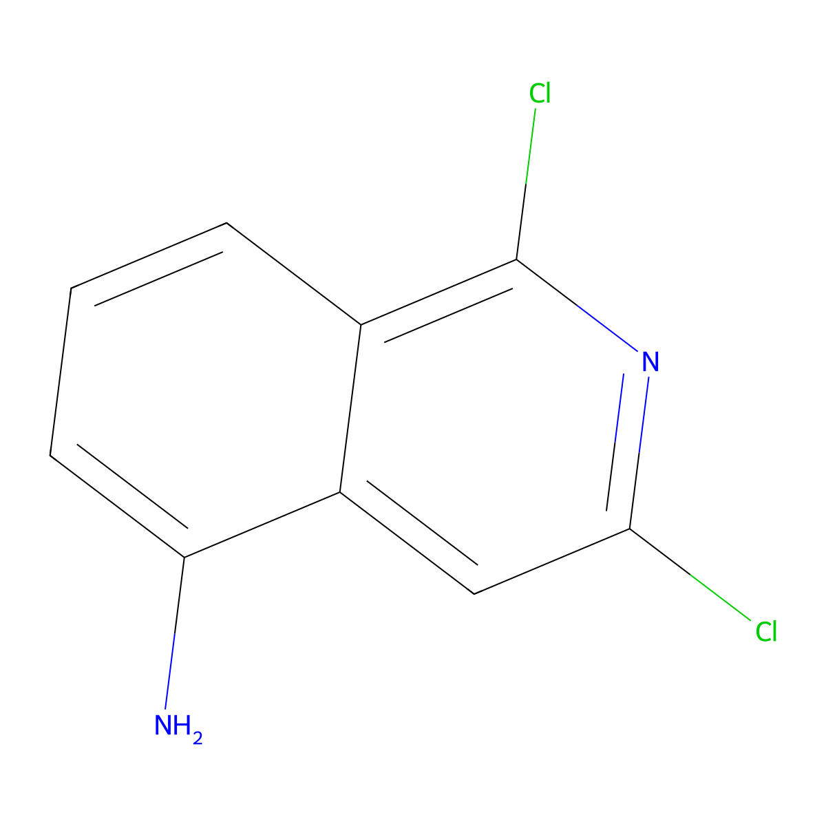 1,3-Dichloroisoquinolin-5-amine molecular structure, CAS 58142-96-4