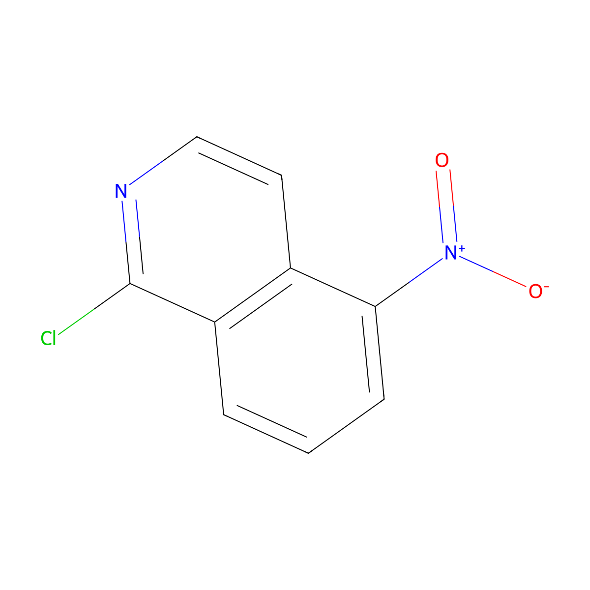 1-Chloro-5-nitroisoquinoline molecular structure, CAS 58142-97-5