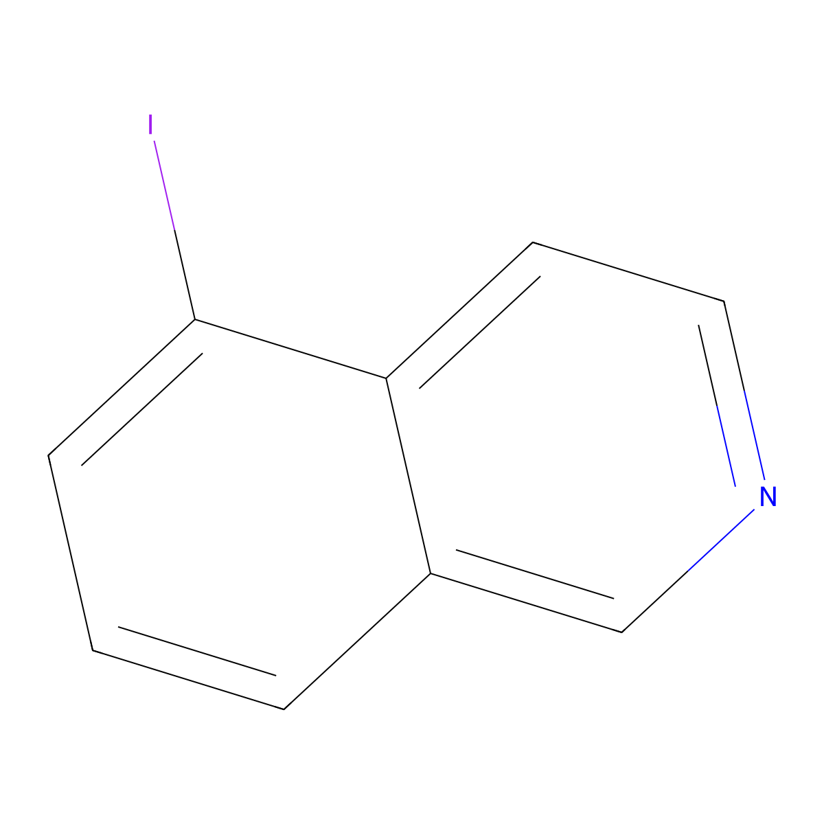 5-Iodoisoquinoline molecular structure, CAS 58142-99-7