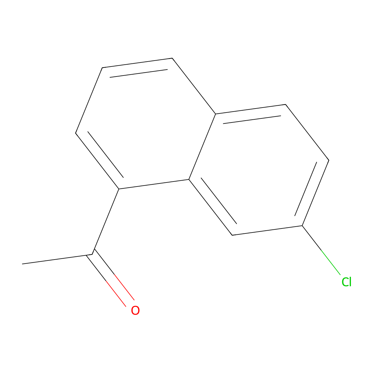 1-(7-Chloronaphthalen-1-yl)ethanone molecular structure, CAS 58149-93-2