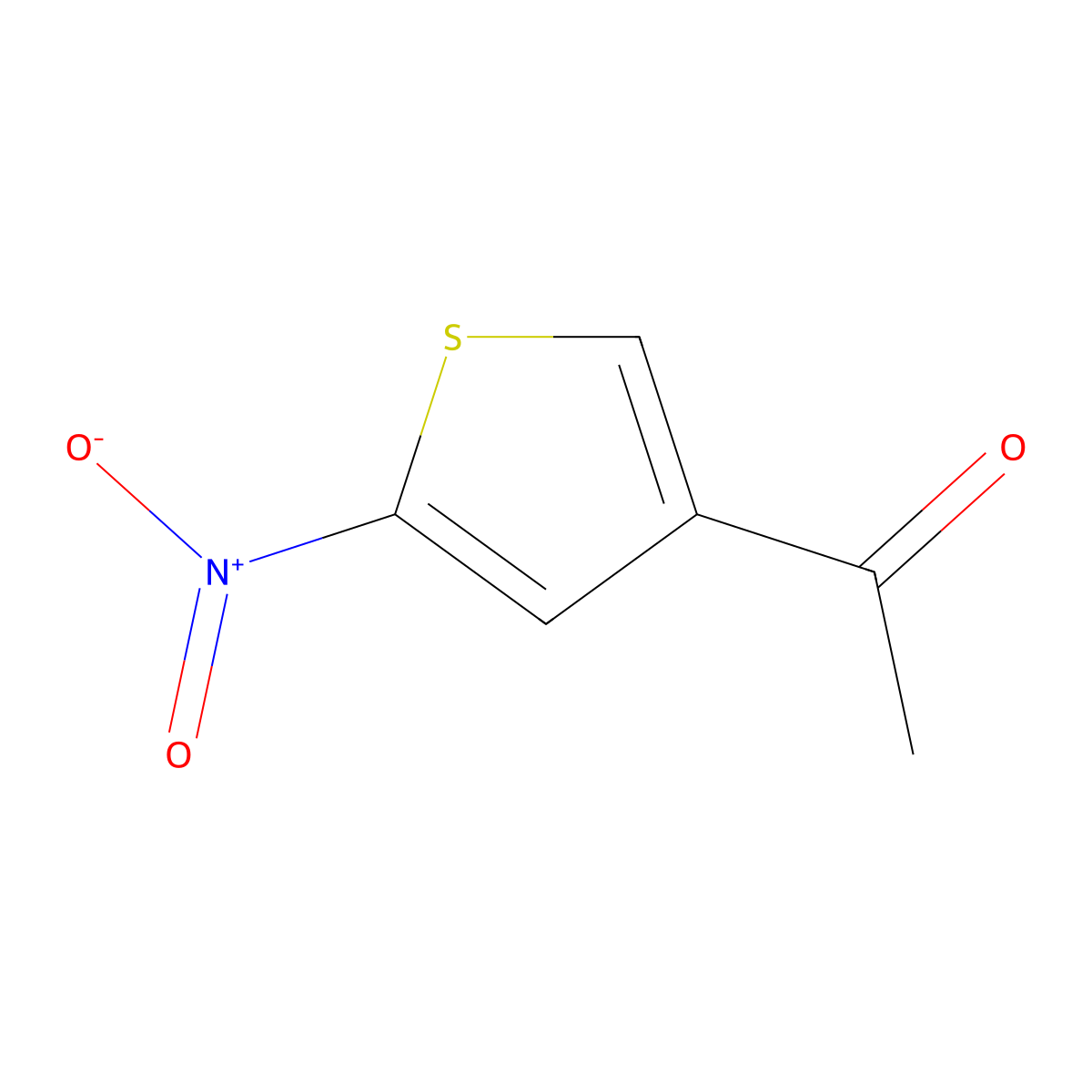 1-(5-Nitrothiophen-3-yl)ethan-1-one molecular structure, CAS 58157-89-4