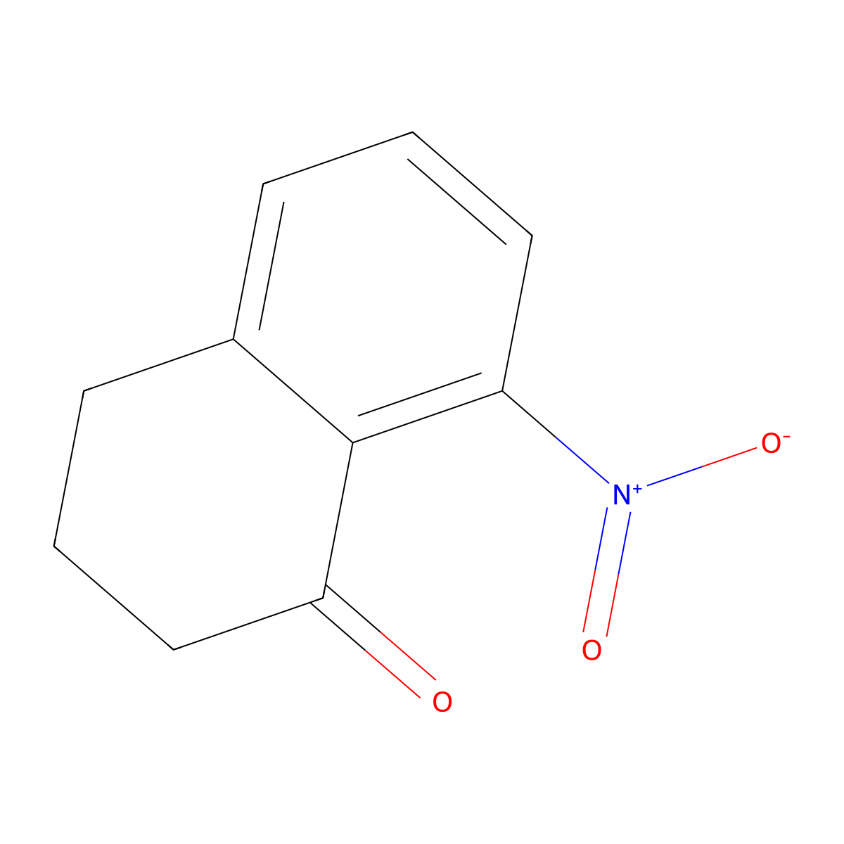 8-Nitro-3,4-dihydronaphthalen-1(2H)-one molecular structure, CAS 58161-31-2