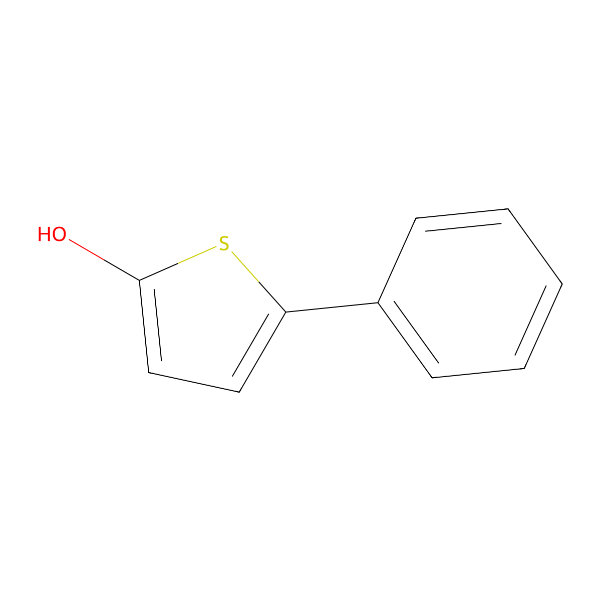 5-Phenylthiophen-2-ol molecular structure, CAS 58163-24-9