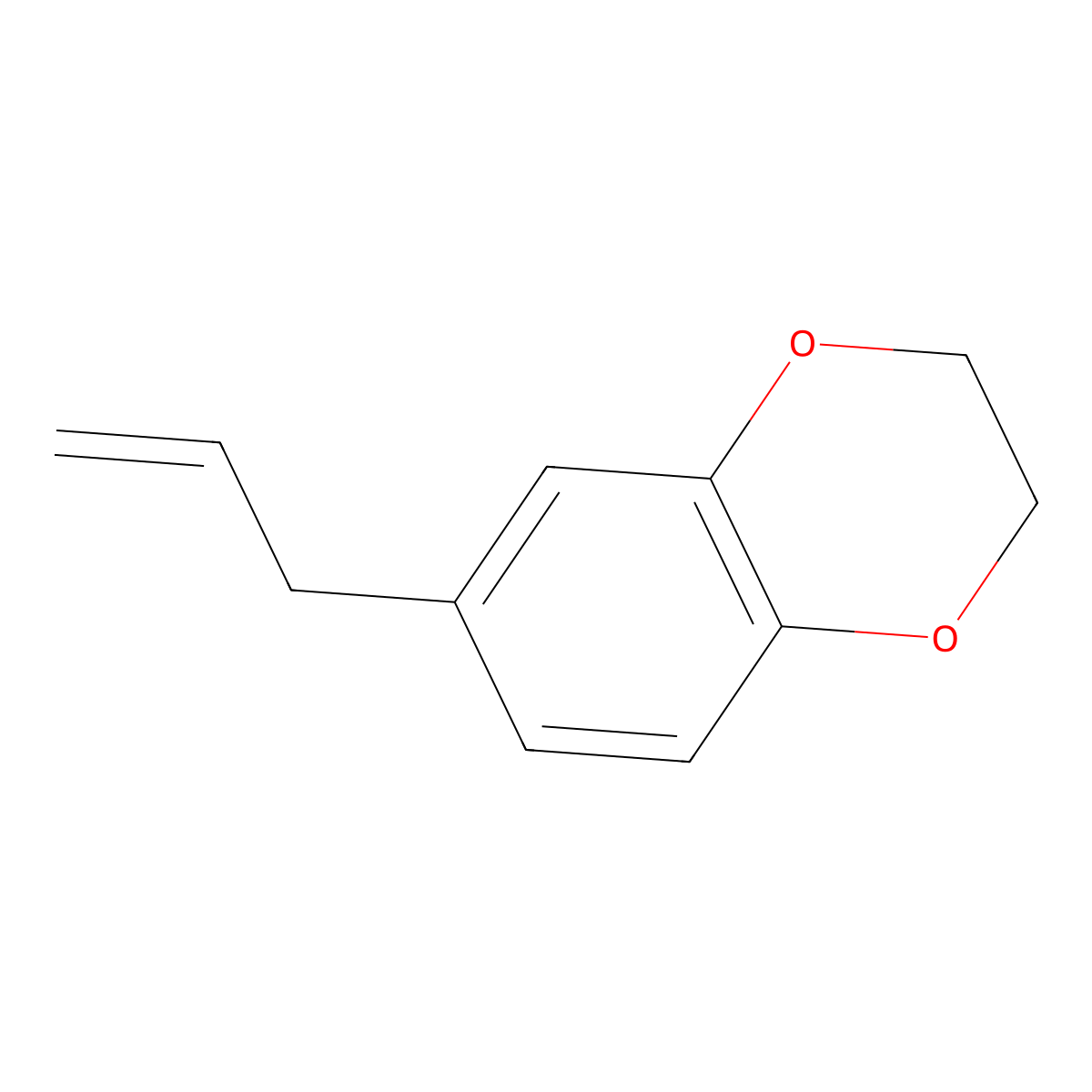3-[(3,4-Ethylenedioxy)phenyl]-1-propene molecular structure, CAS 58169-24-7