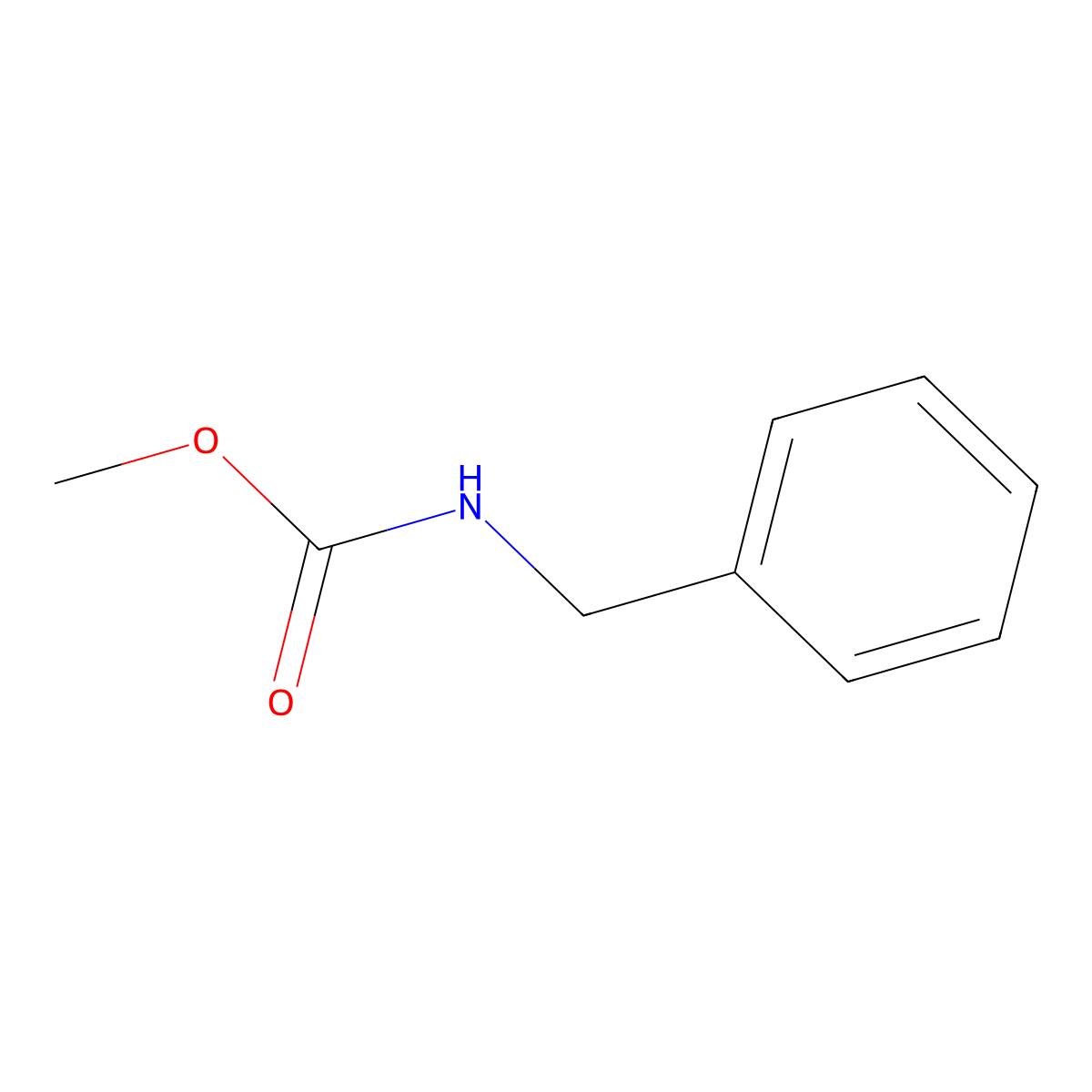 methyl N-benzylcarbamate molecular structure, CAS 5817-70-9