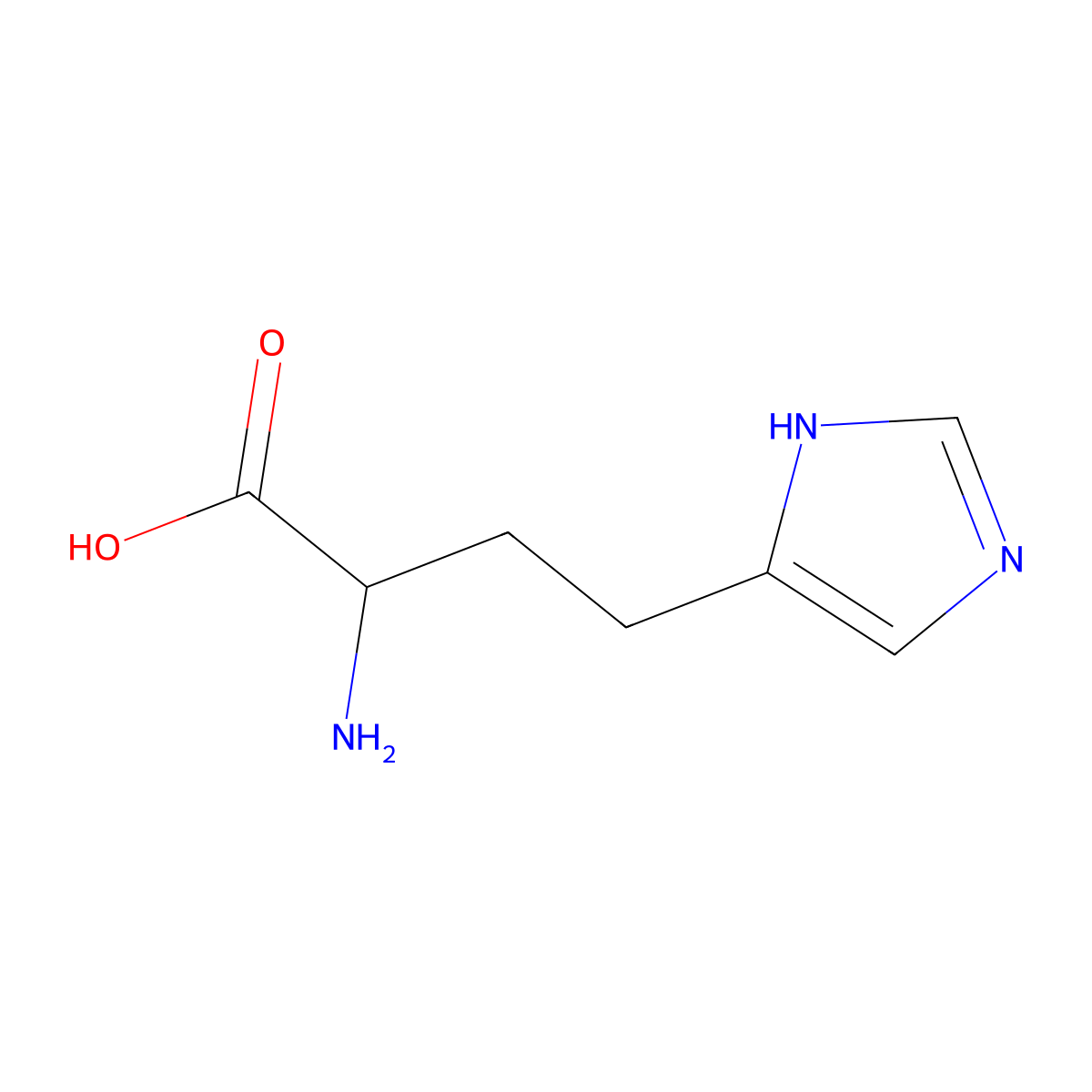 (+-)-Homohistidine molecular structure, CAS 5817-77-6