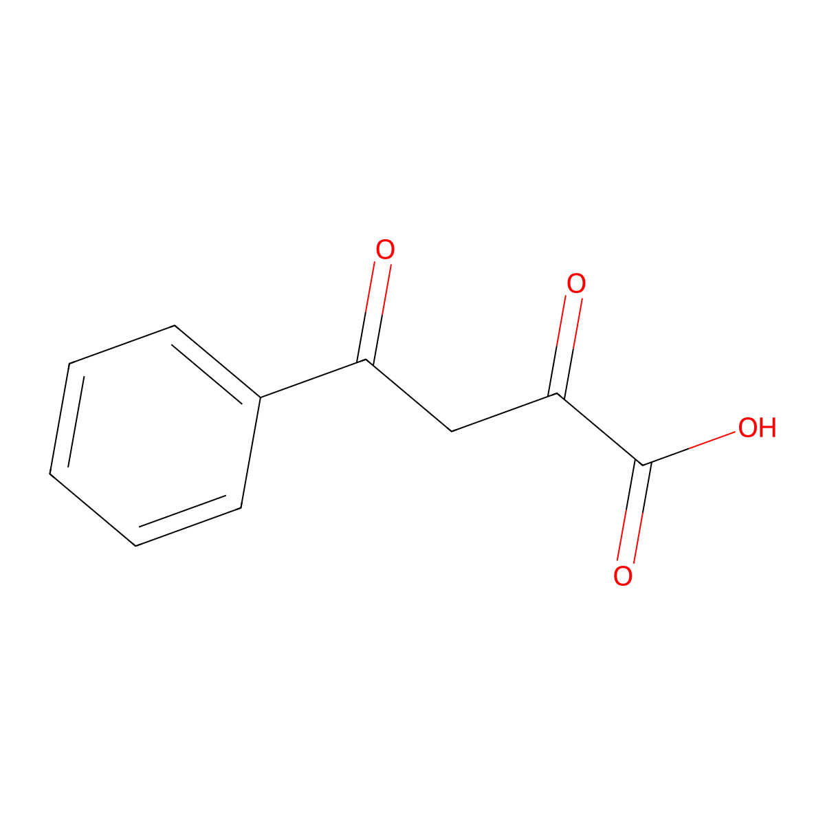2,4-Dioxo-4-phenylbutanoic acid molecular structure, CAS 5817-92-5