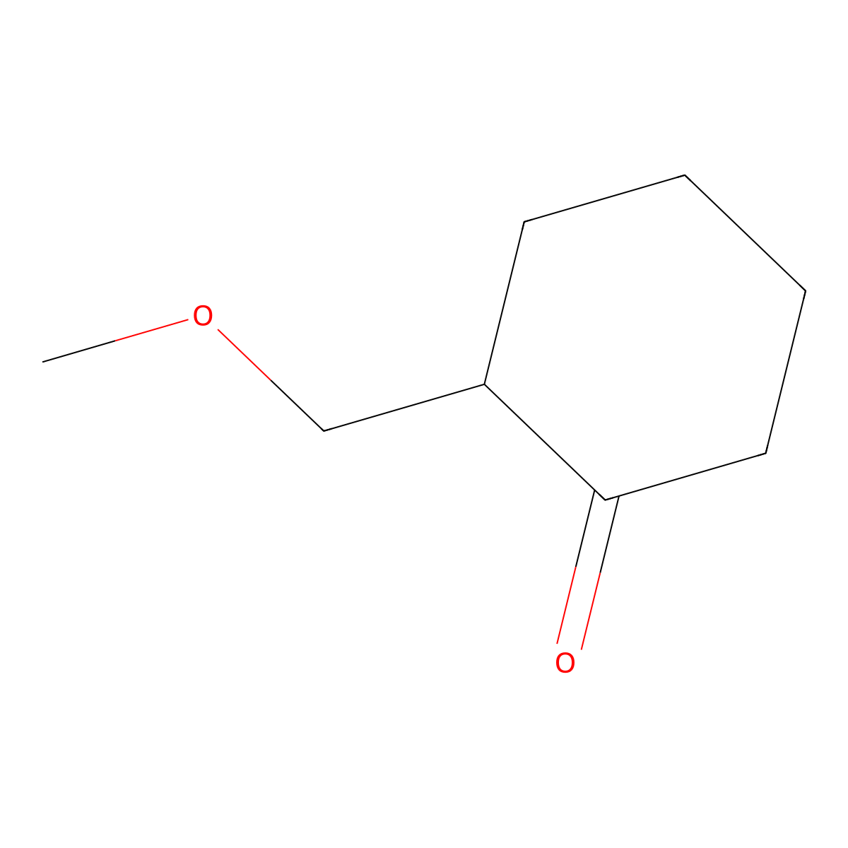 2-(Methoxymethyl)cyclohexanone molecular structure, CAS 58173-92-5