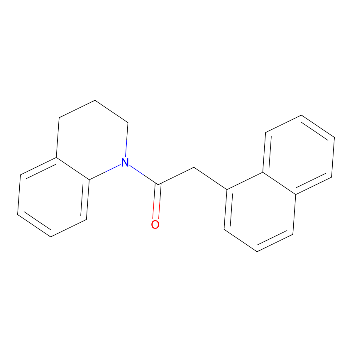 1-(1-Naphthylacetyl)-1,2,3,4-tetrahydroquinoline molecular structure, CAS 581782-02-7