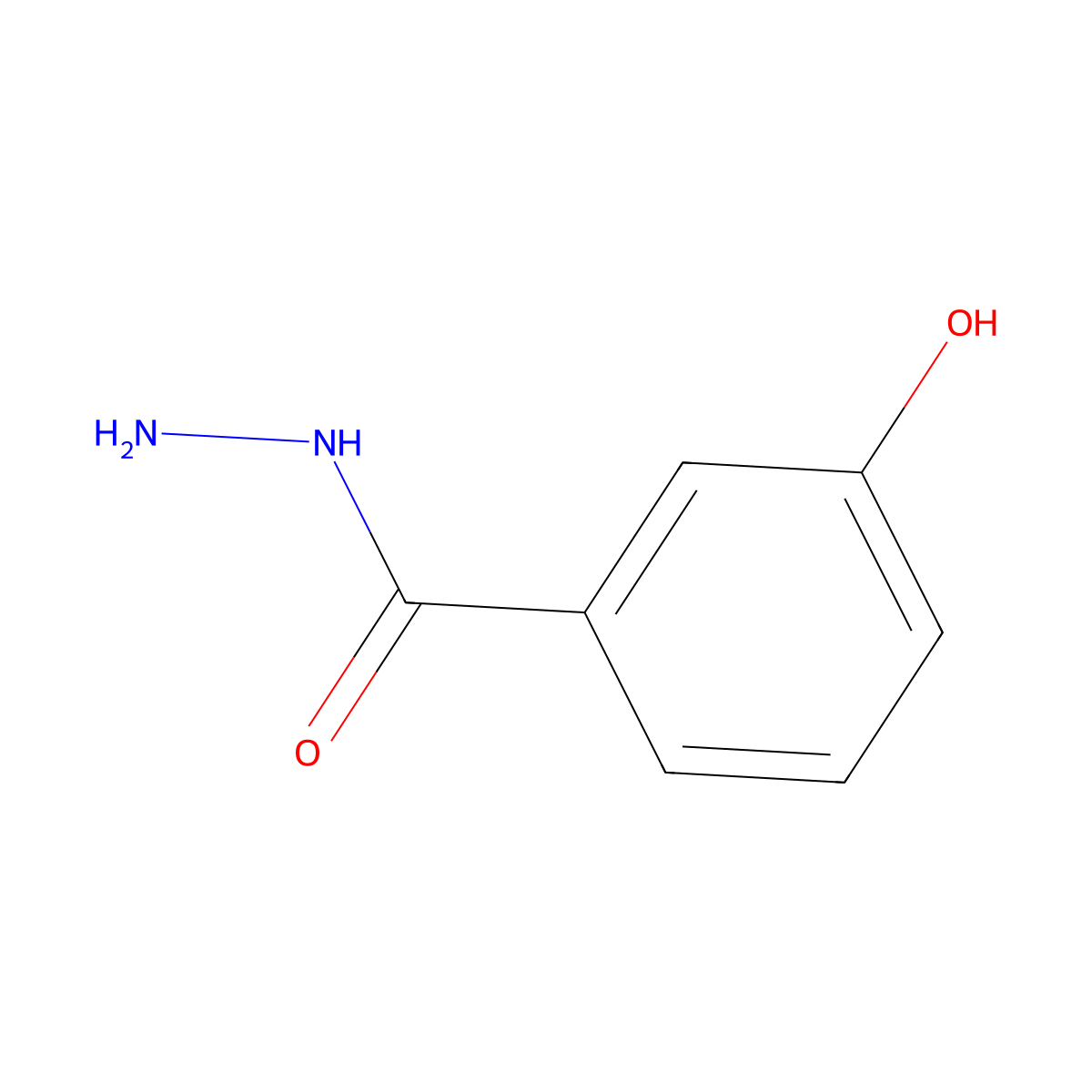 m-Hydroxybenzohydrazide molecular structure, CAS 5818-06-4