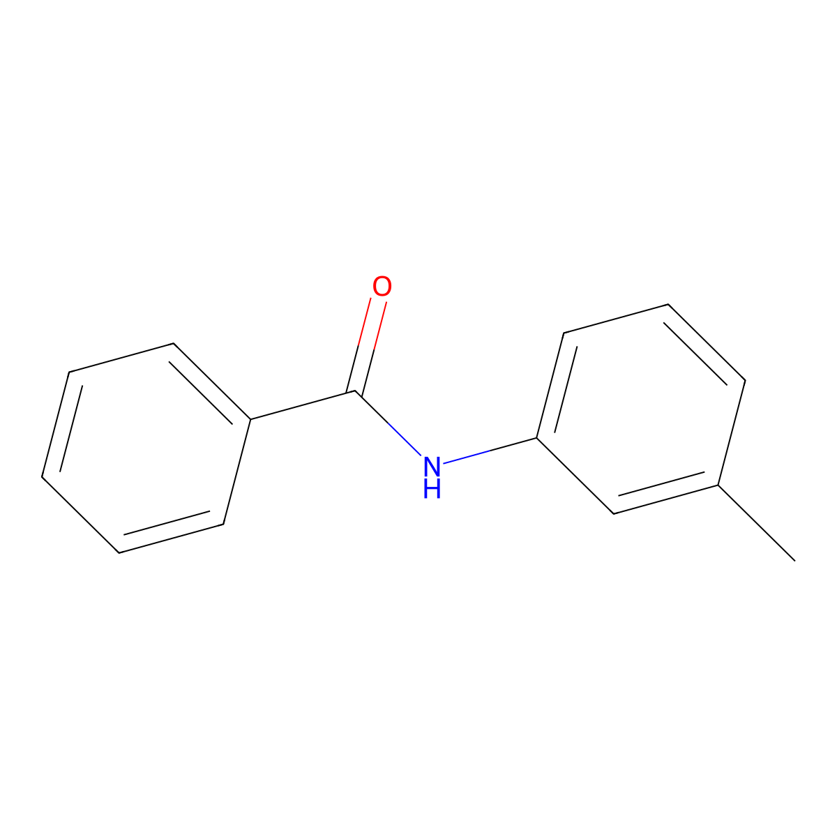 3'-Methylbenzanilide molecular structure, CAS 582-77-4