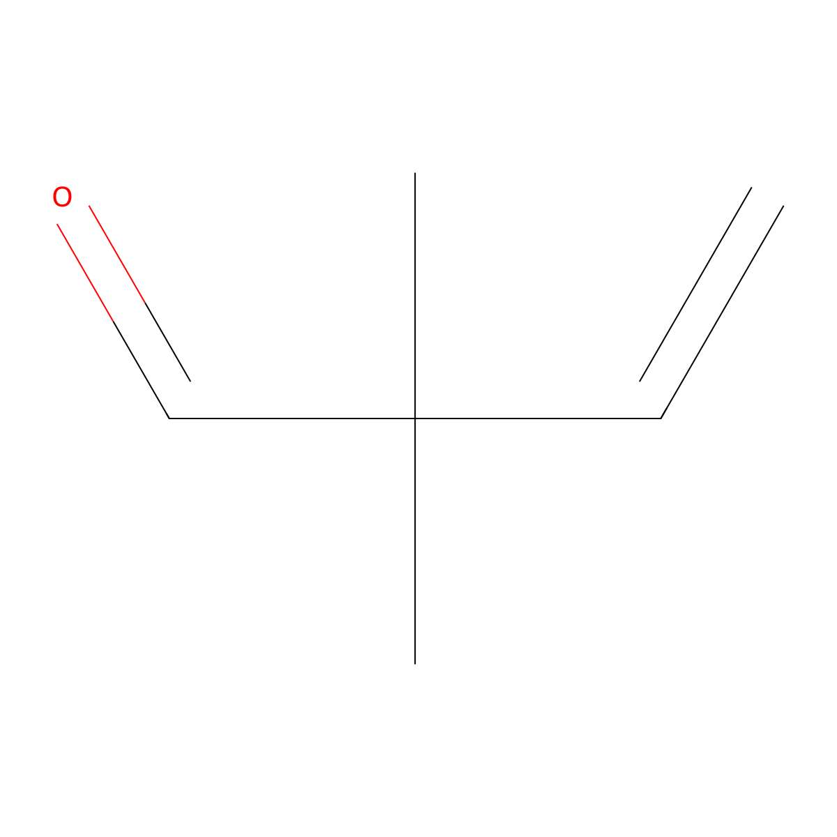 3-Butenal, 2,2-dimethyl- molecular structure, CAS 5820-05-3