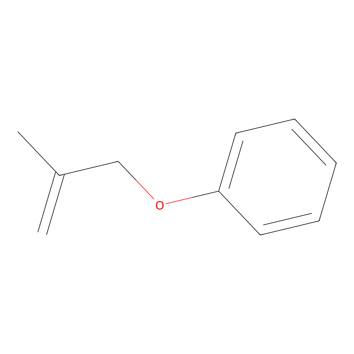 (2-Methylallyloxy)benzene molecular structure, CAS 5820-22-4