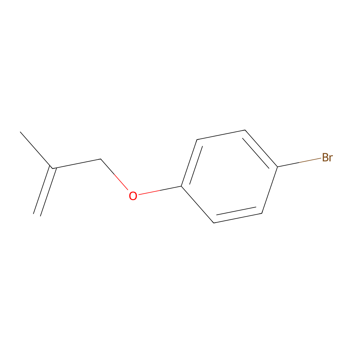 1-Bromo-4-[(2-methylprop-2-en-1-yl)oxy]benzene molecular structure, CAS 5820-27-9