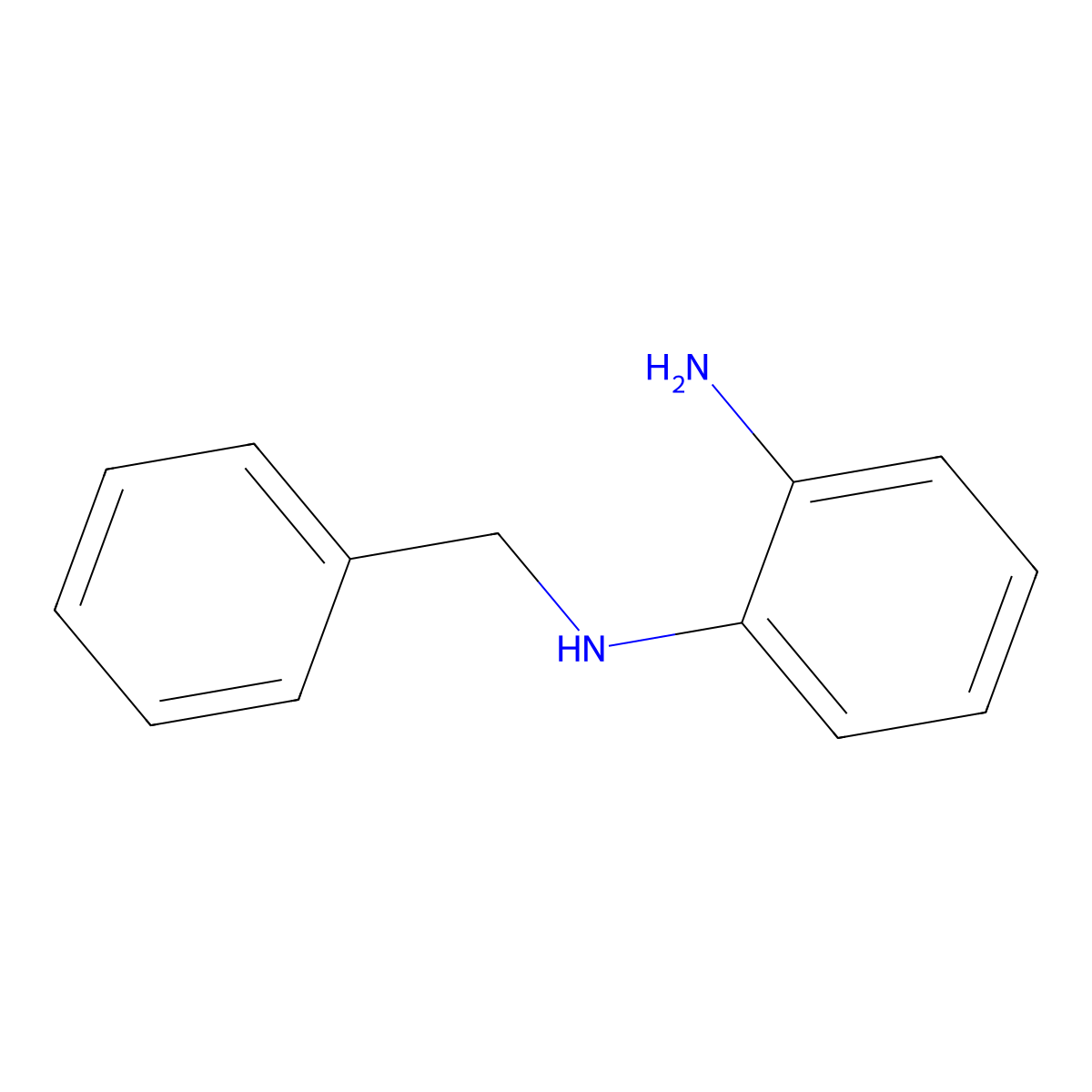 N1-Benzylbenzene-1,2-diamine molecular structure, CAS 5822-13-9
