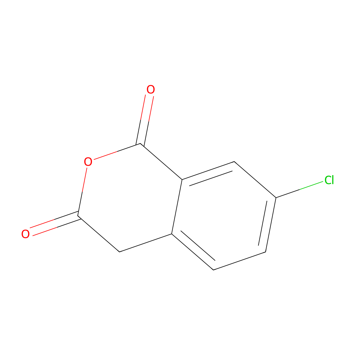 7-Chloro-3,4-dihydro-1H-2-benzopyran-1,3-dione molecular structure, CAS 58230-95-8