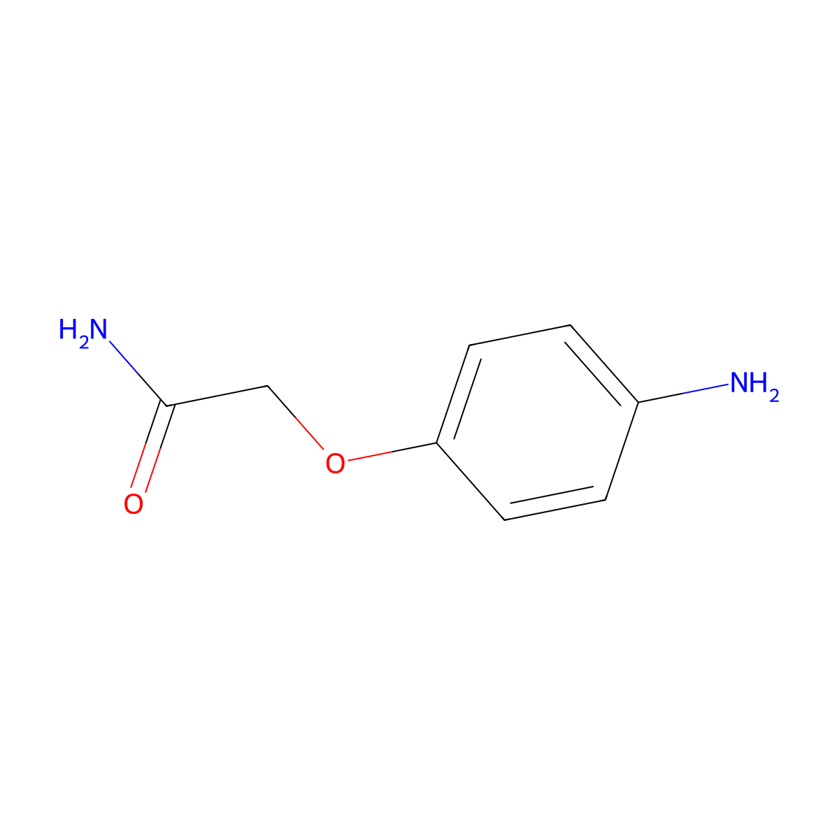 2-(4-Aminophenoxy)acetamide molecular structure, CAS 58232-55-6