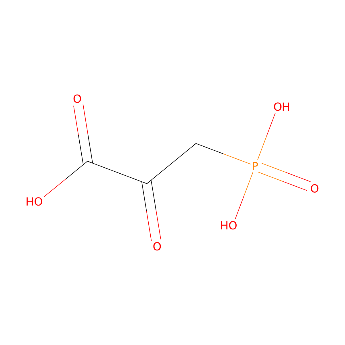 3-Phosphonopyruvate molecular structure, CAS 5824-58-8