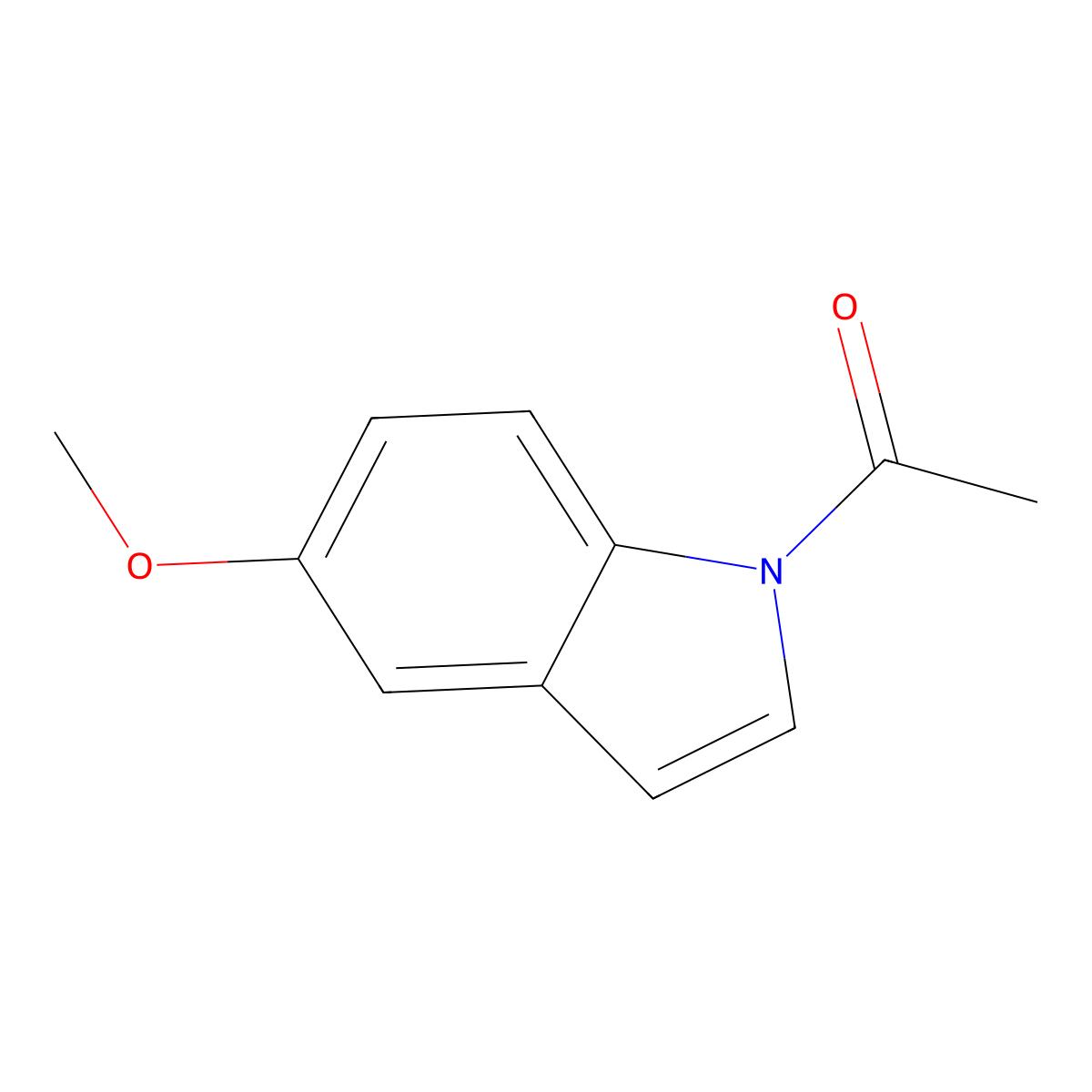 1-Acetyl-5-methoxyindole molecular structure, CAS 58246-80-3