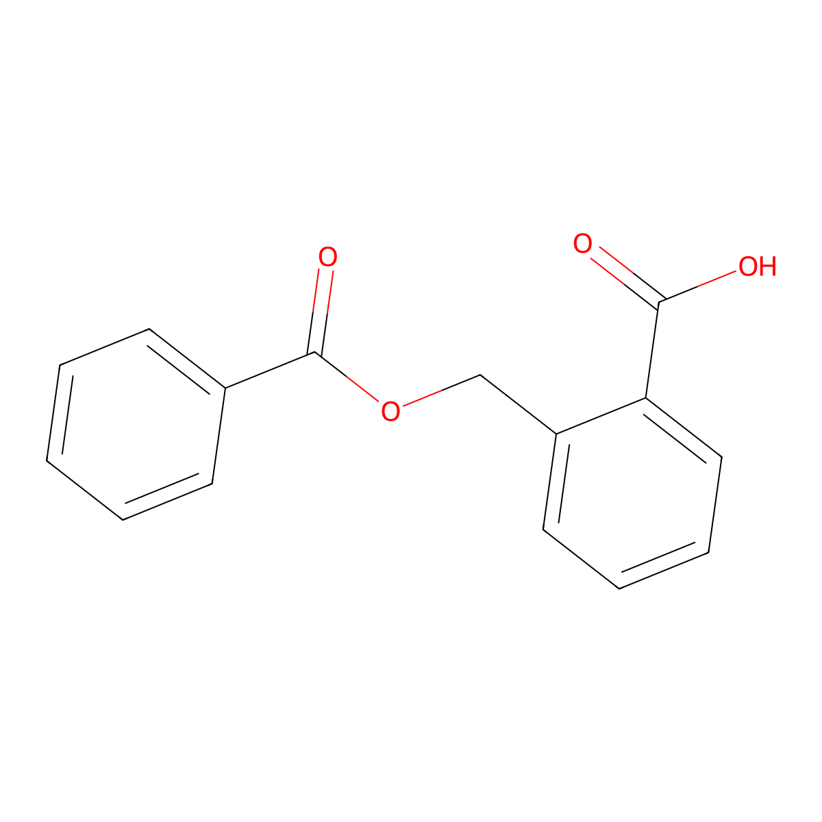 2-[(Benzoyloxy)methyl]benzoic acid molecular structure, CAS 58249-83-5