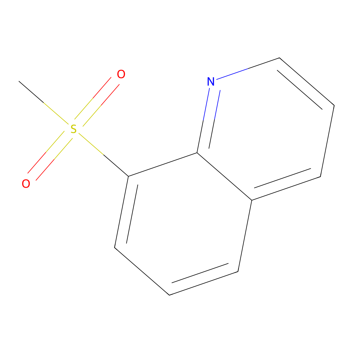 8-(Methylsulfonyl)quinoline molecular structure, CAS 5825-42-3