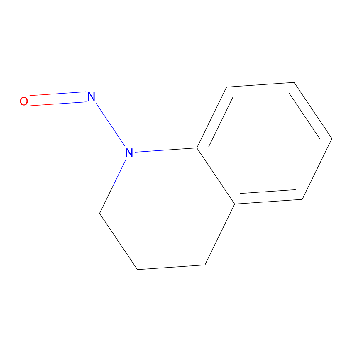 1,2,3,4-Tetrahydro-1-nitrosoquinoline molecular structure, CAS 5825-44-5